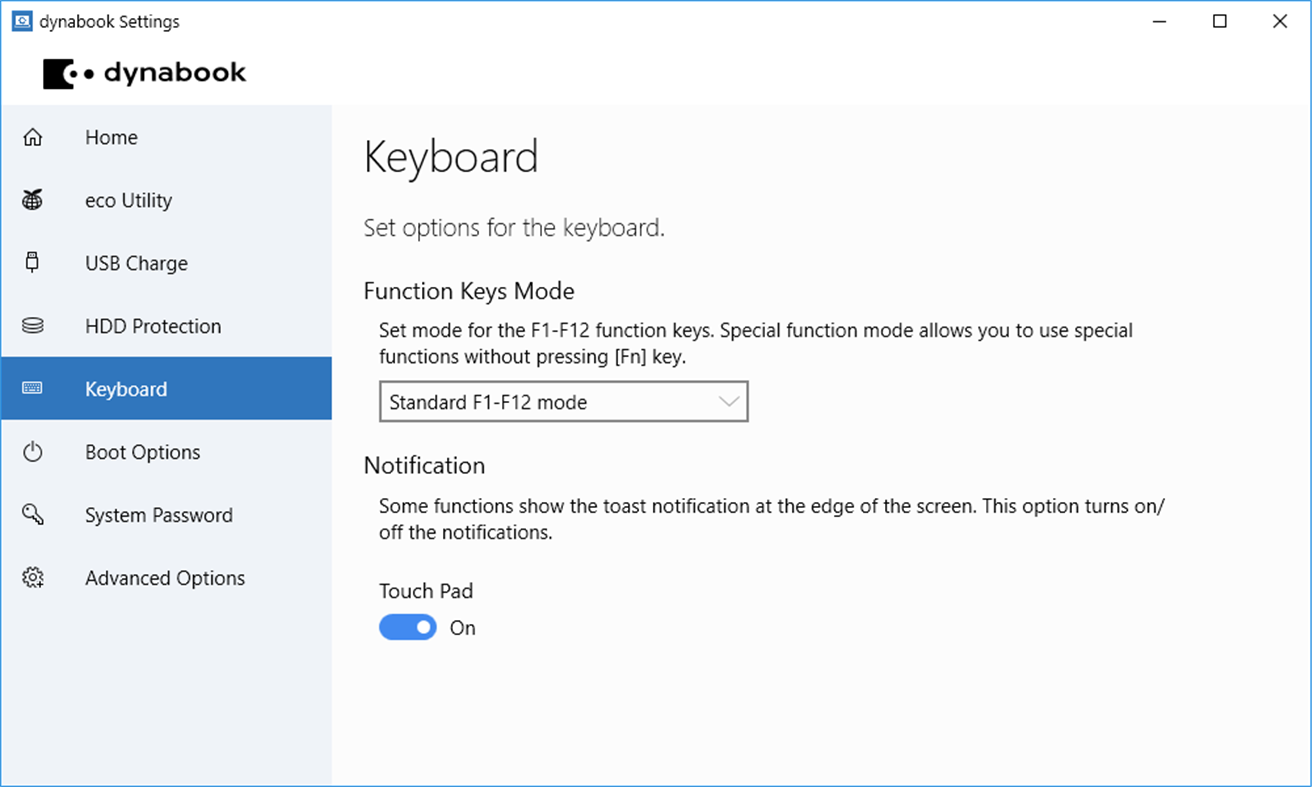 #4. dynabook Settings (Windows) 由: Dynabook Inc.