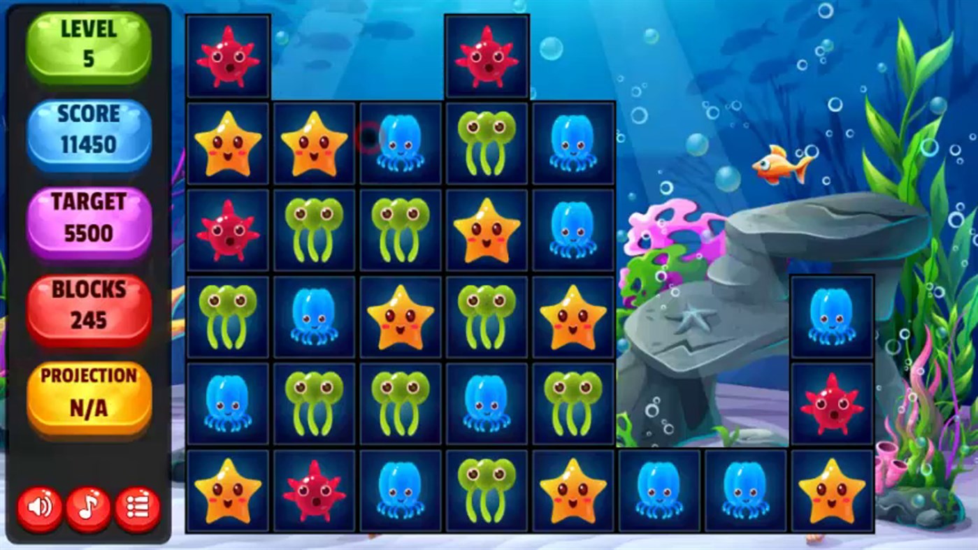 #2. Aquatic Blocks (Windows) 由: GameTab LLC