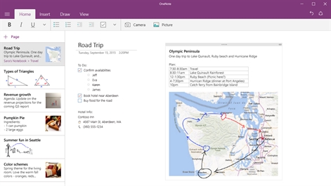 OneNote Screenshot