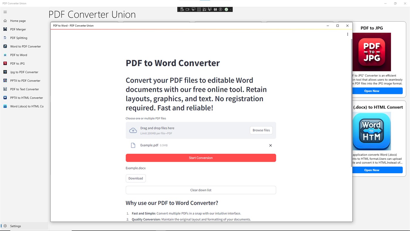 #4. PDF Converter Union (Windows) di: AI Power