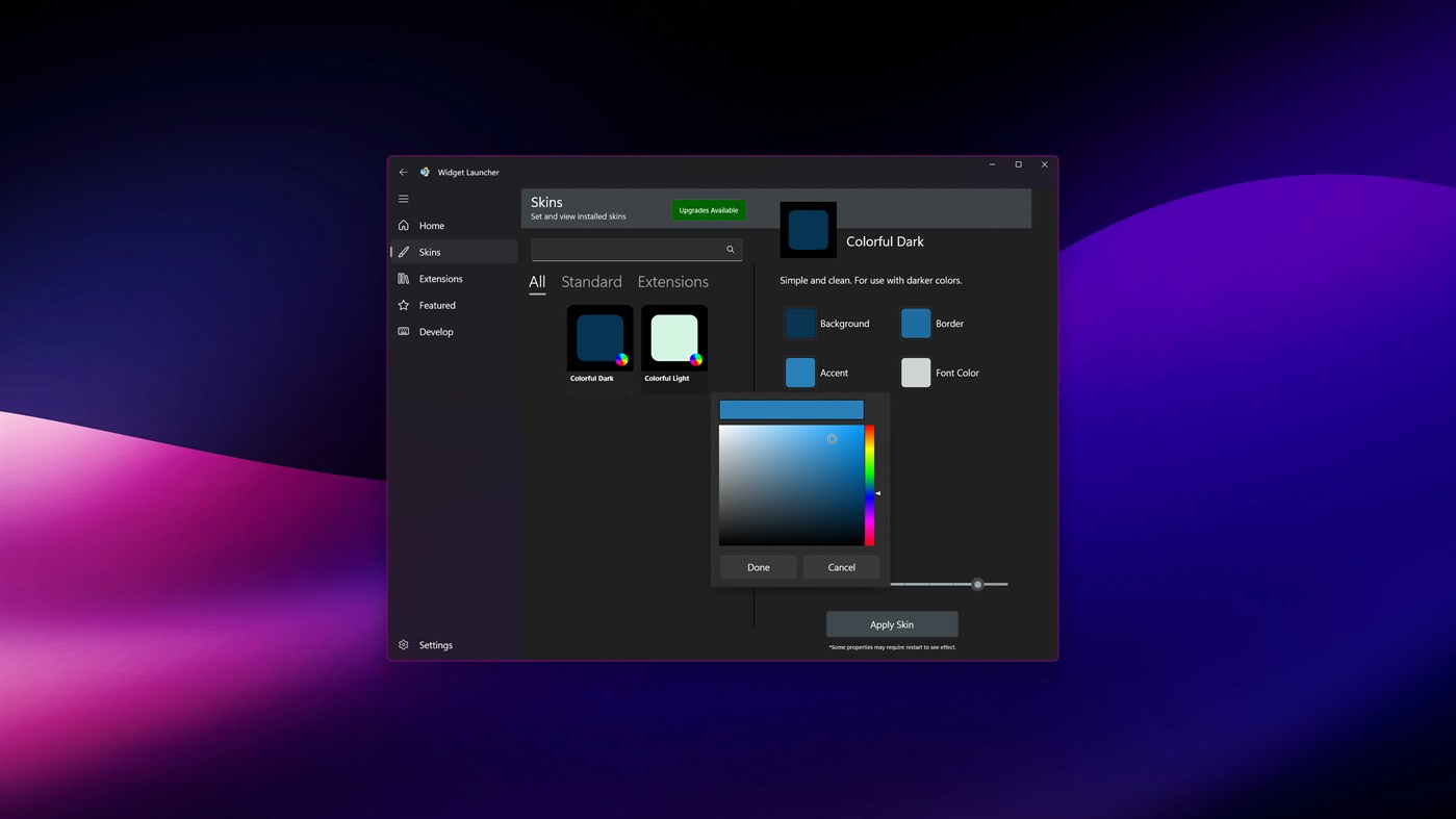 #4. Widget Launcher (Windows) 来自: Chan Software Solutions