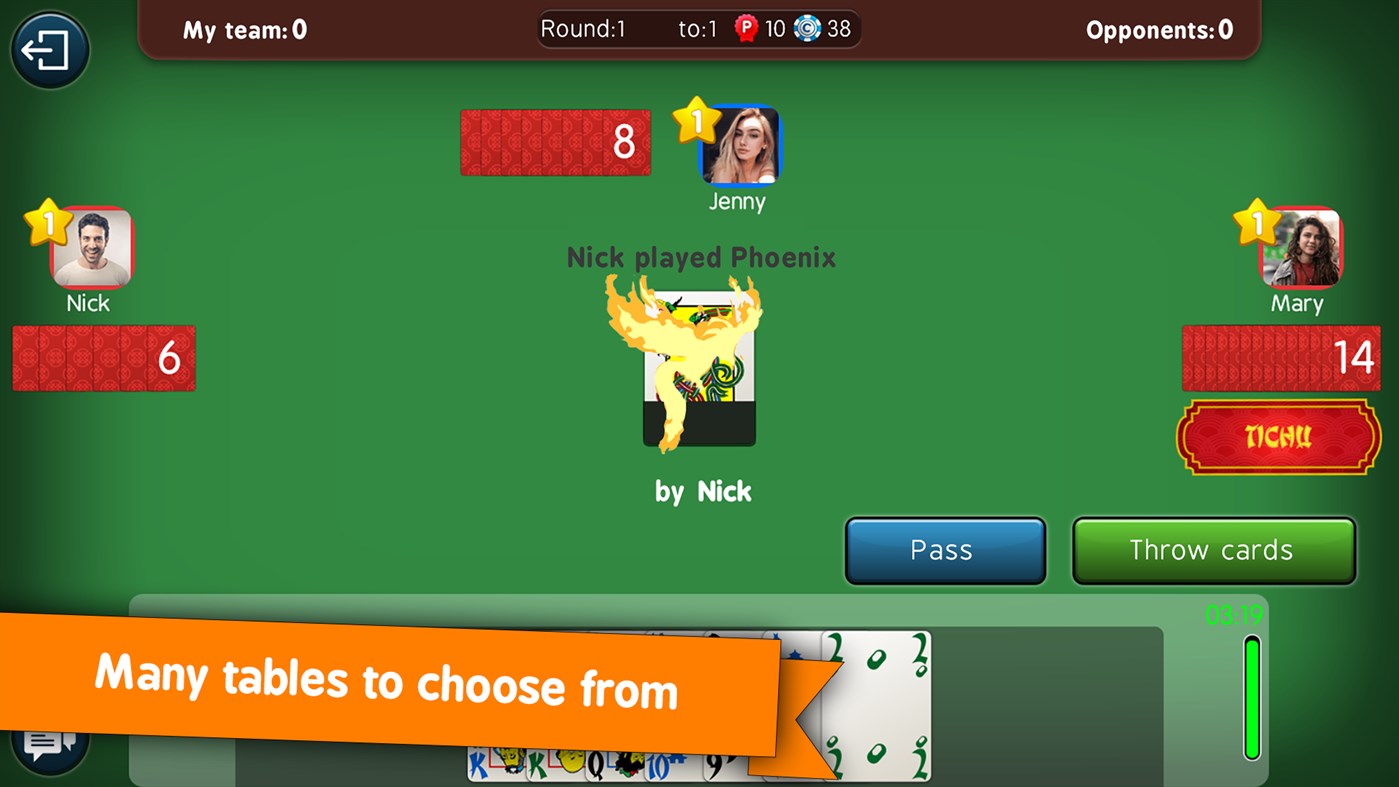 #4. Tichu by Zoo.gr (Windows) Podle: LazyLand LTD