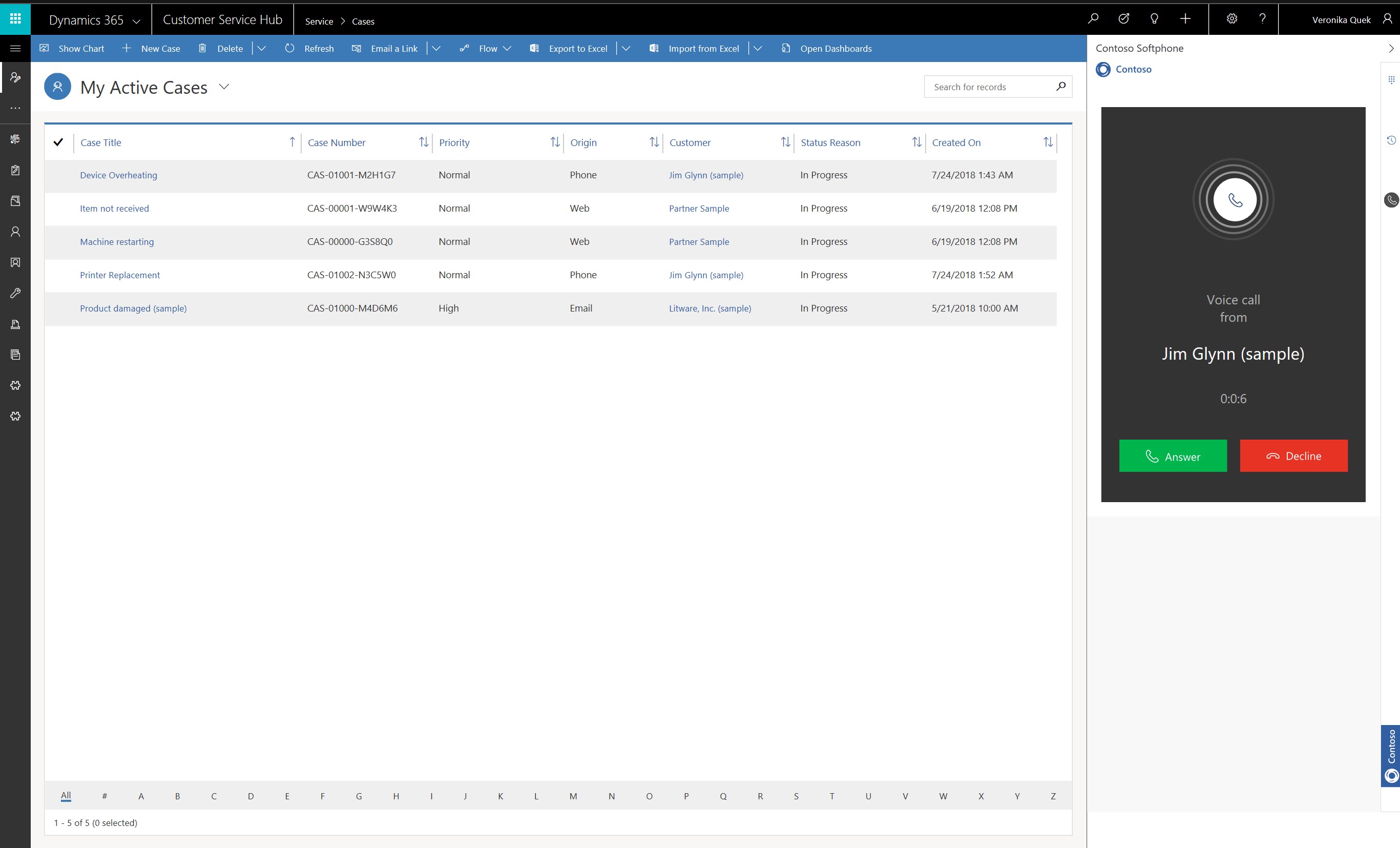 Snapshot 1 of Dynamics 365 Channel Integration Framework