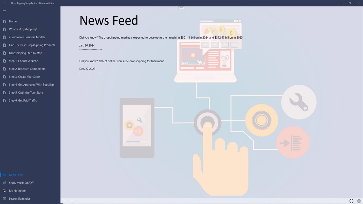 #4. Dropshipping Store Business Guide (Windows) By: Better courses