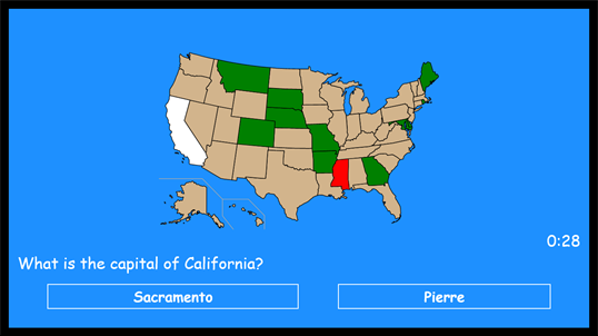 State Capitals Game screenshot 1