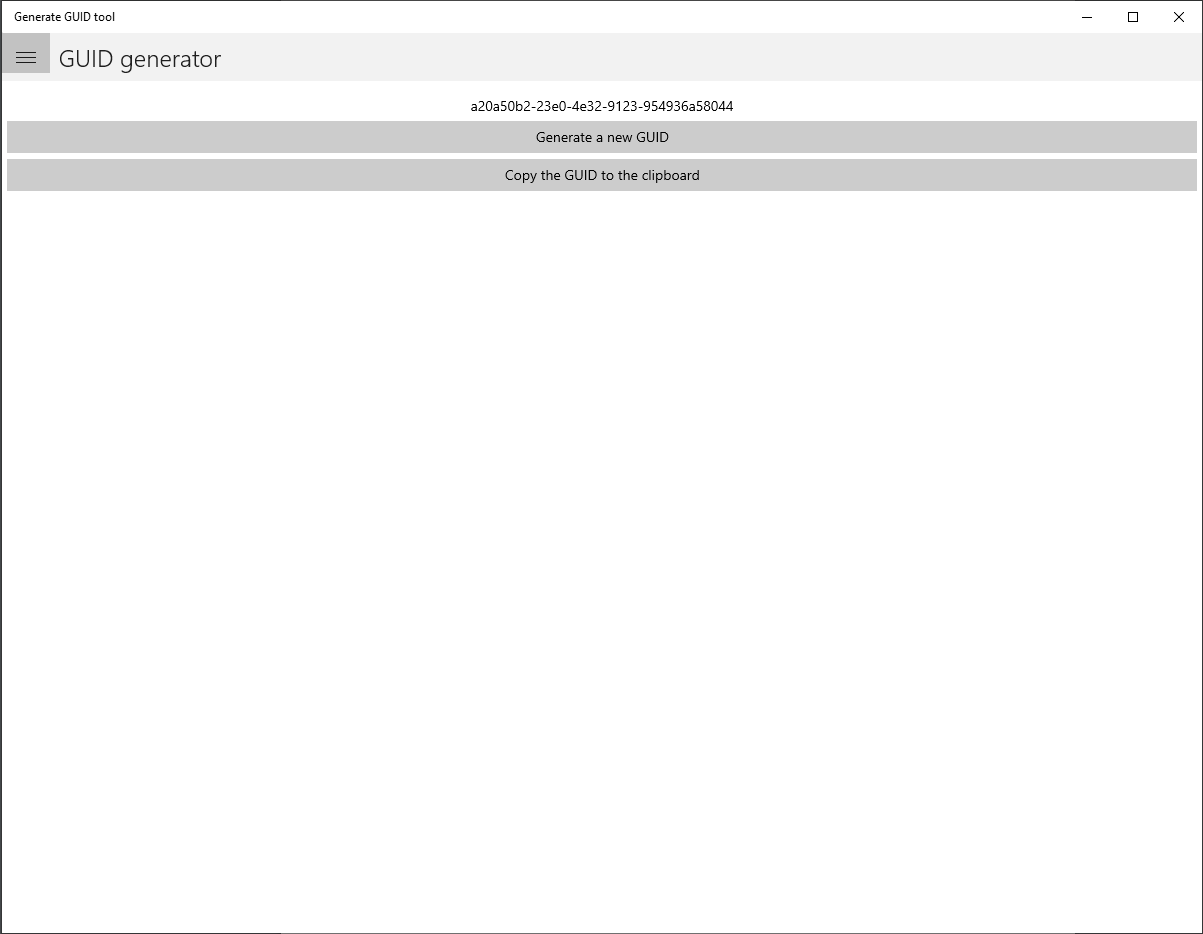 Generate GUID tool — бесплатно скачайте и установите в Windows | Microsoft  Store