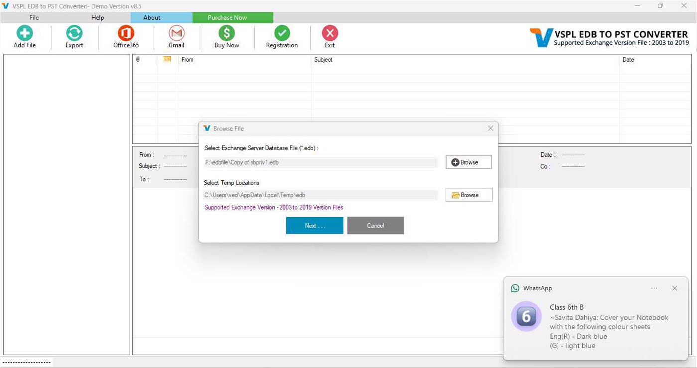 #2. VSPL EDB to PST Converter (Windows) 来自: VARTIKA SOFTWARE PRIVATE LIMITED