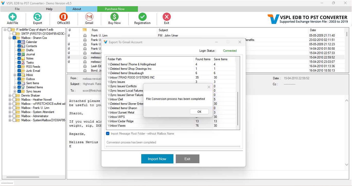 #10. VSPL EDB to PST Converter (Windows) 来自: VARTIKA SOFTWARE PRIVATE LIMITED