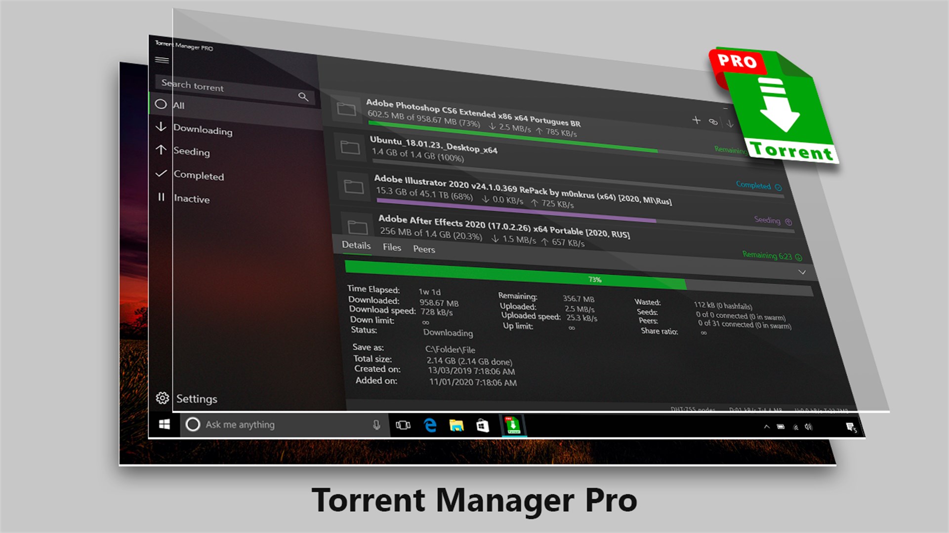 Torrent Manager PRO - Microsoft Apps