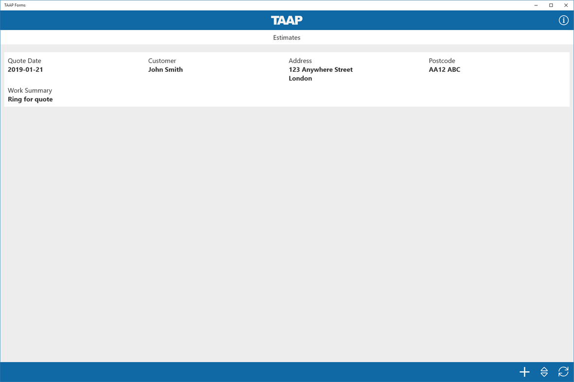#1. TAAP Forms (Windows) By: TAAP