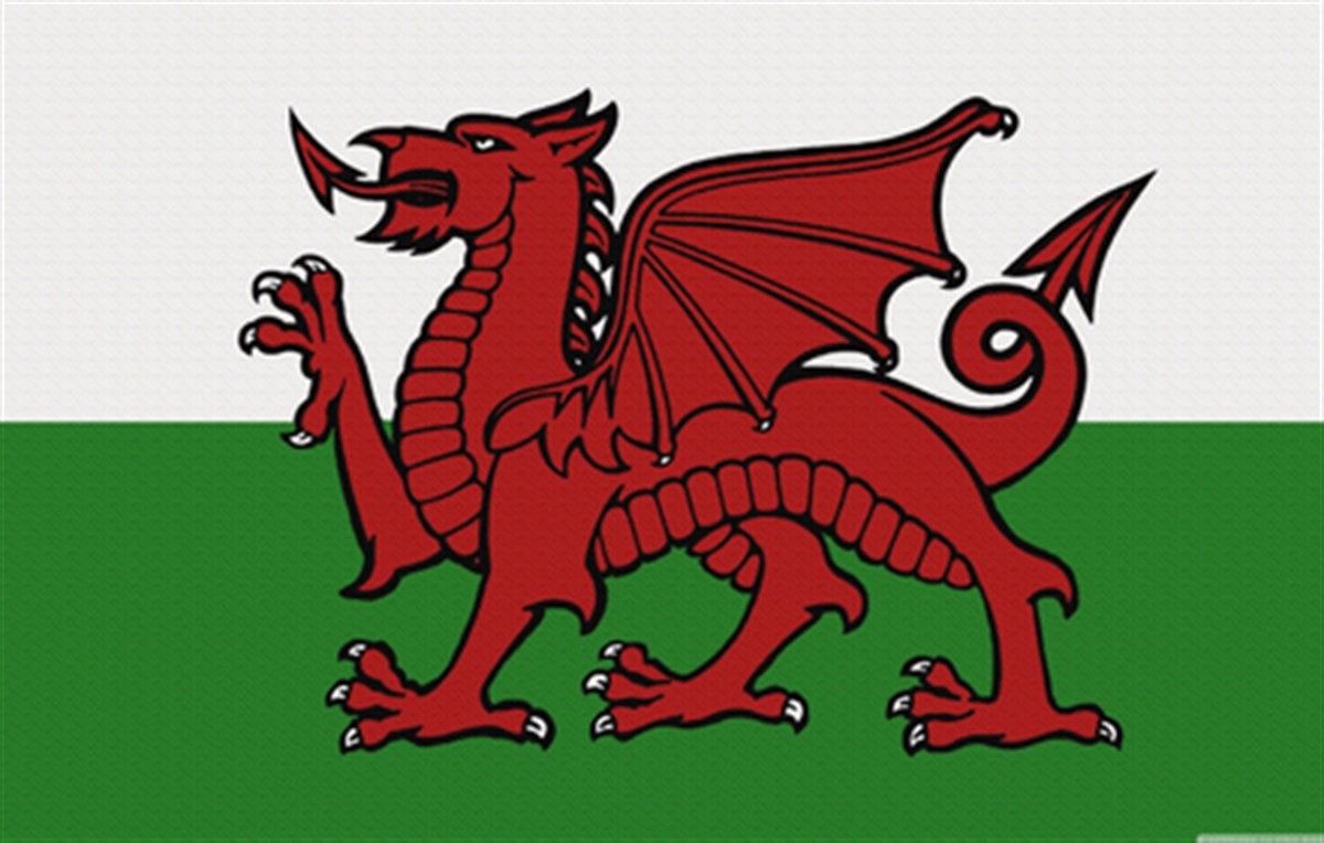 Wales Flag Wallpaper New Tab