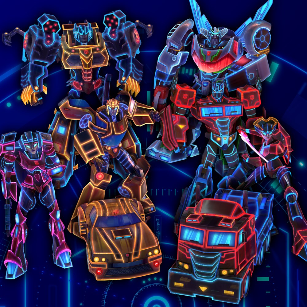 Neon Autobot Skin Pack cover art (full size)