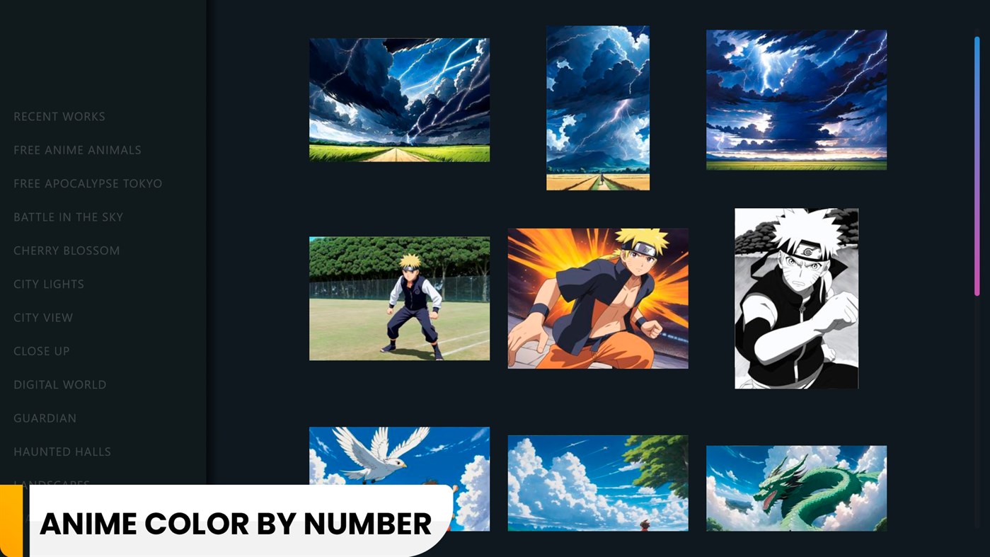 #1. Art Pixels Anime Color by Number (Windows) 게시자: JH Digital Solutions