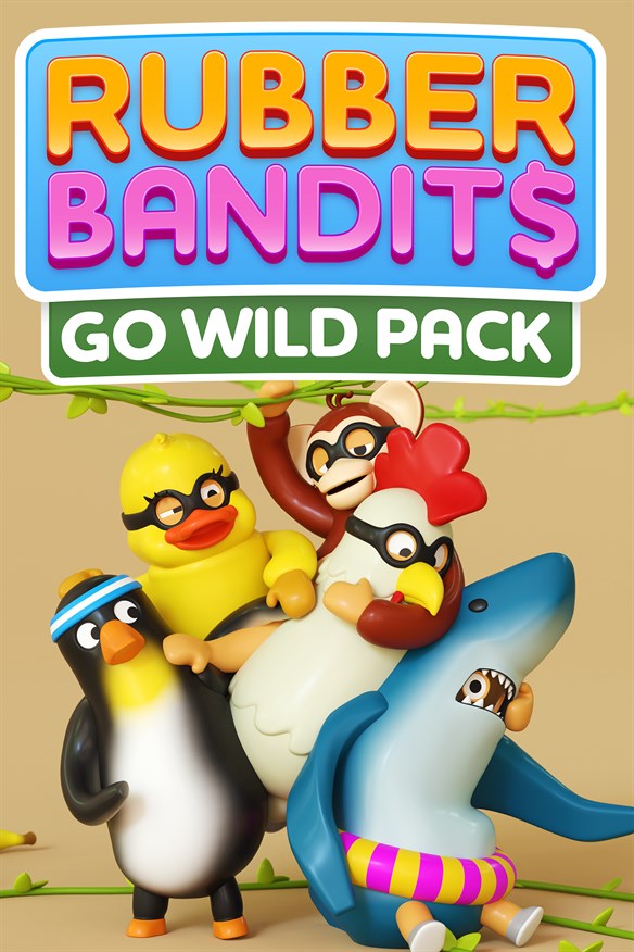 Rubber Bandits: Go Wild Pack Xbox Series X|S and Xbox One cover art