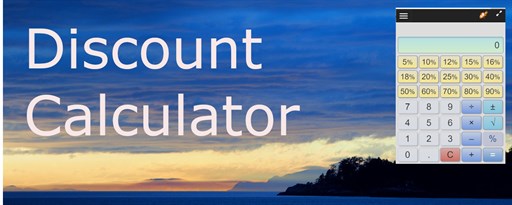 Discount Calculator marquee promo image