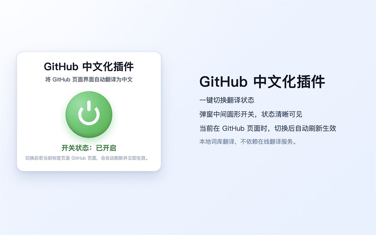 GitHub 中文汉化翻译插件