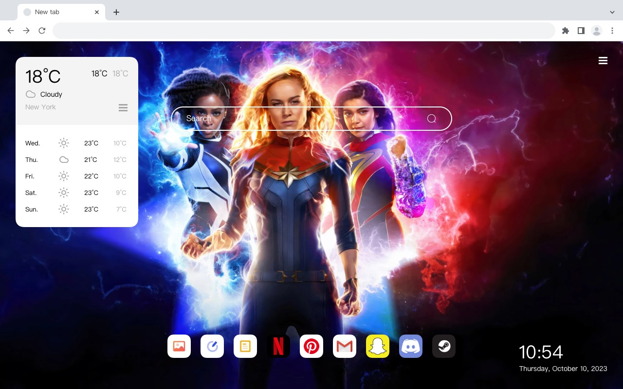 The Marvels Movie Wallpaper HD HomePage