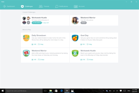 Fitbit Screenshot