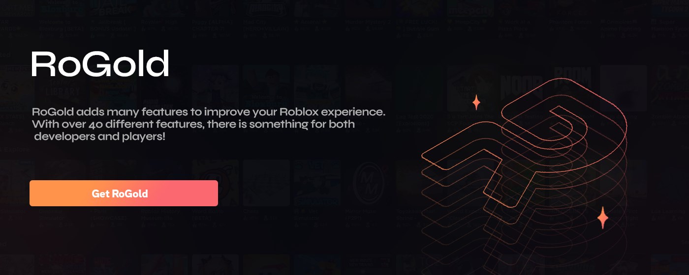 RoGold - Level Up Roblox marquee promo image