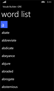 Vocab GRE (Lite) screenshot 4