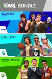 The Sims™ 4 Bundle – Livet i byen, Vampyrer og Retroglamstæsj