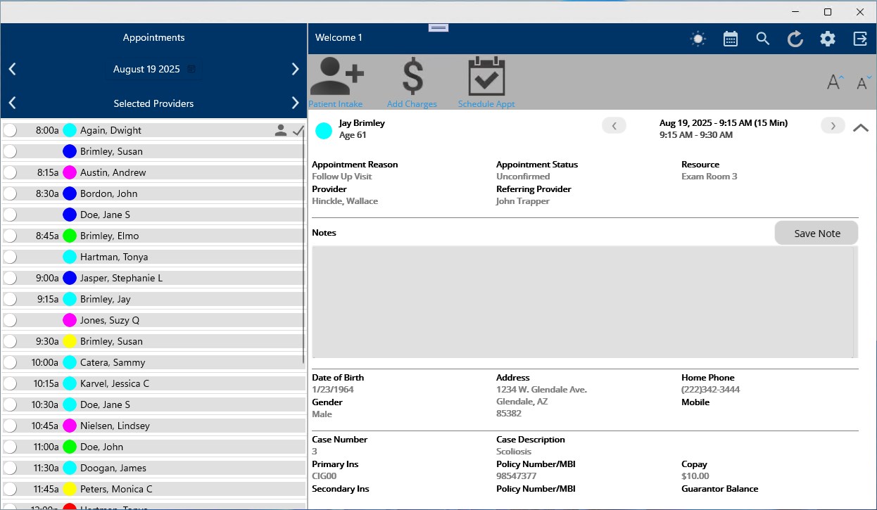 CGM MEDISOFT screenshot