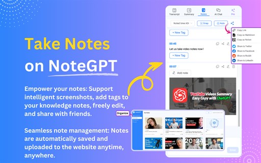 NoteGPT: Summarize Videos, Web & PDFs Effortlessly