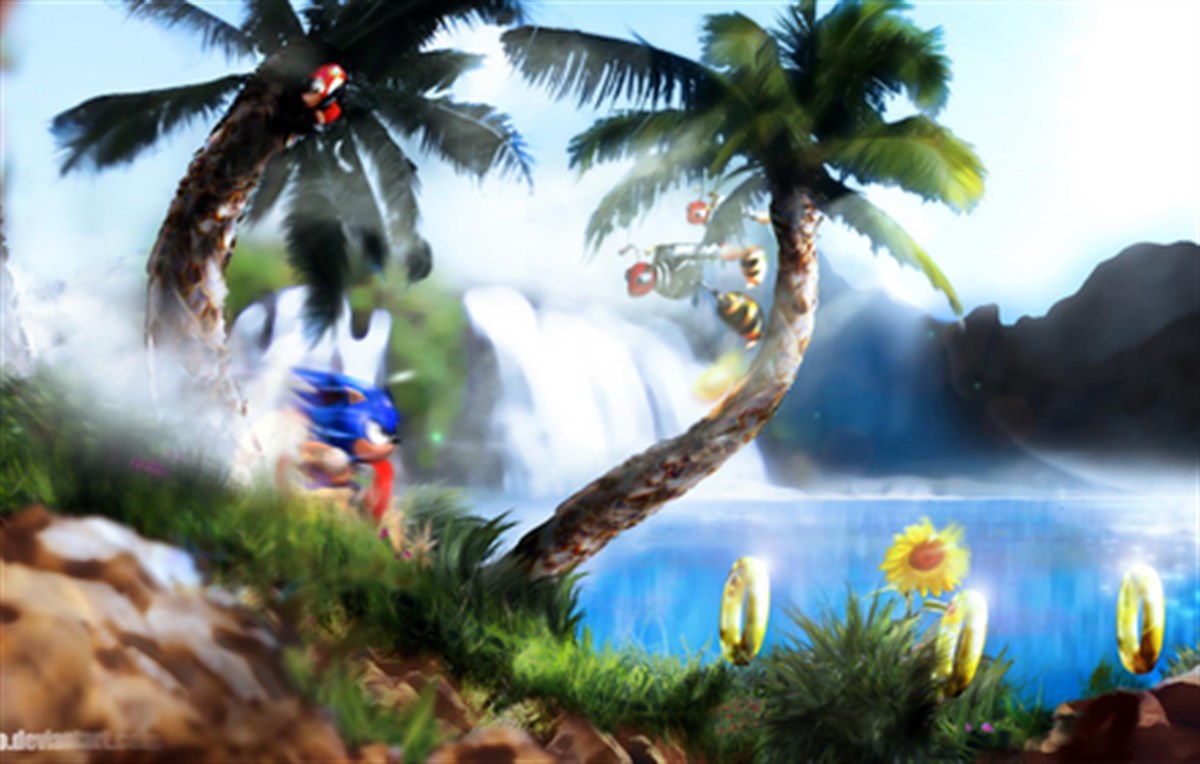 Sonic The Hedgehog Wallpaper New Tab
