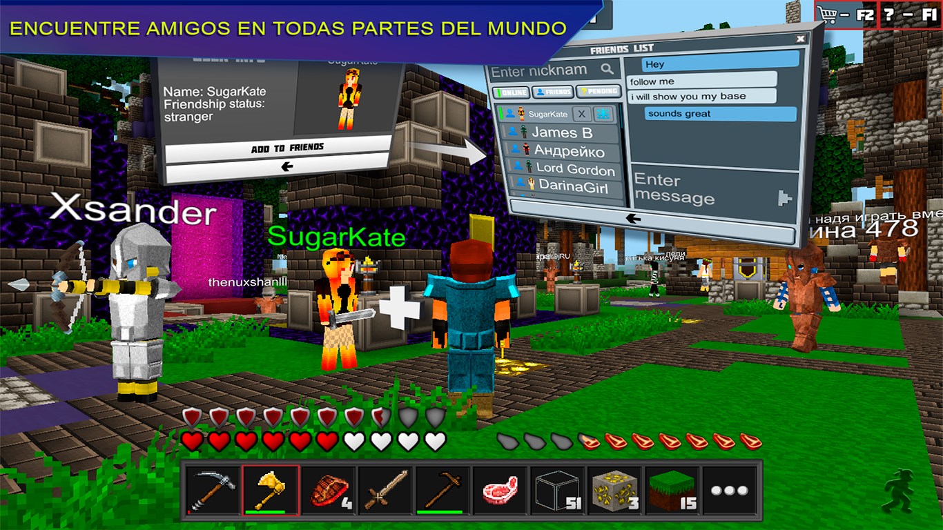 Planet of Cubes Survival Craft Transferir e jogar no Windows