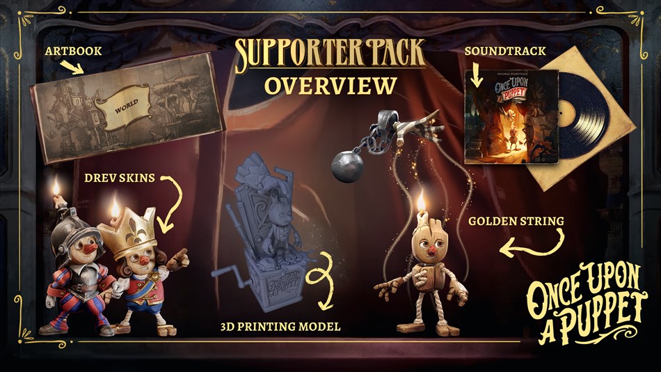 Once Upon A Puppet - Supporter Pack (Xbox) 由: Daedalic Entertainment