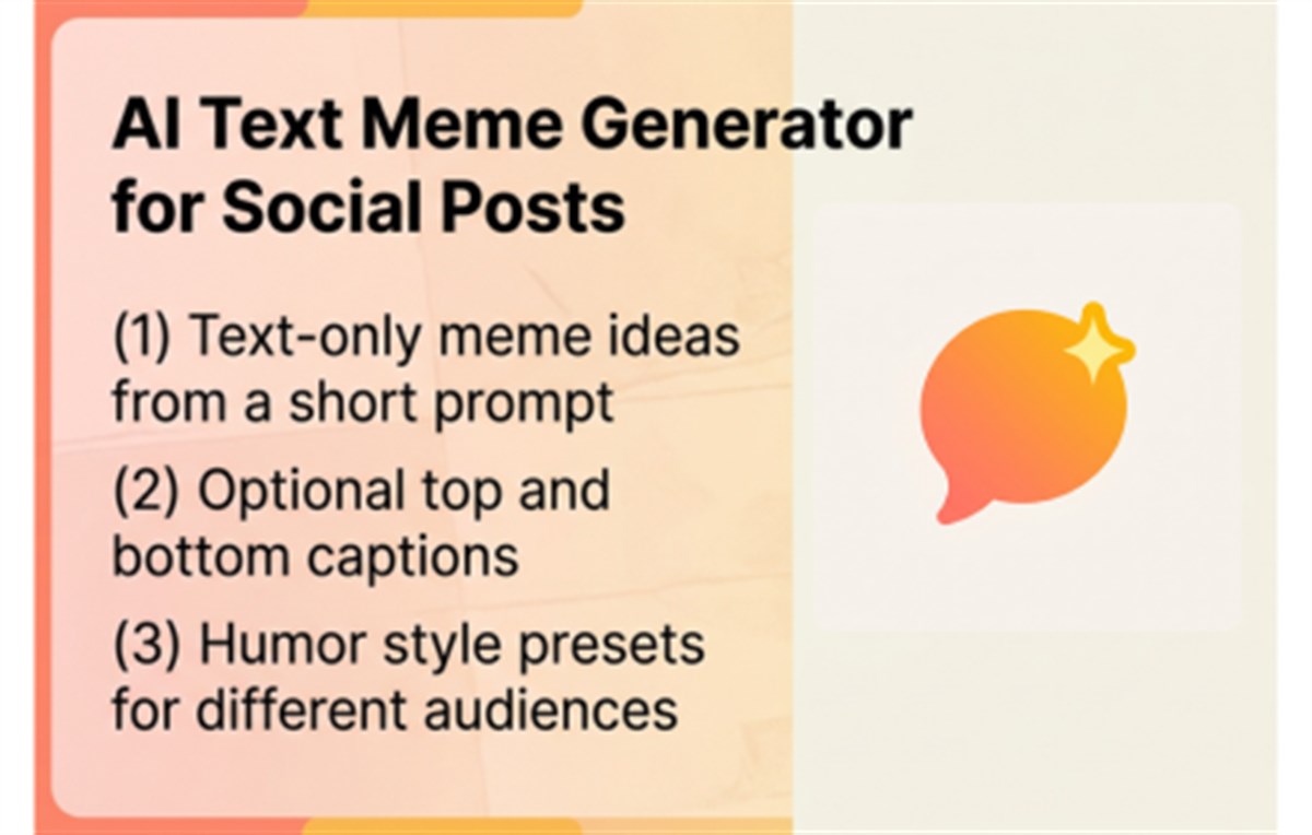 AI Text Meme Generator for Social Posts