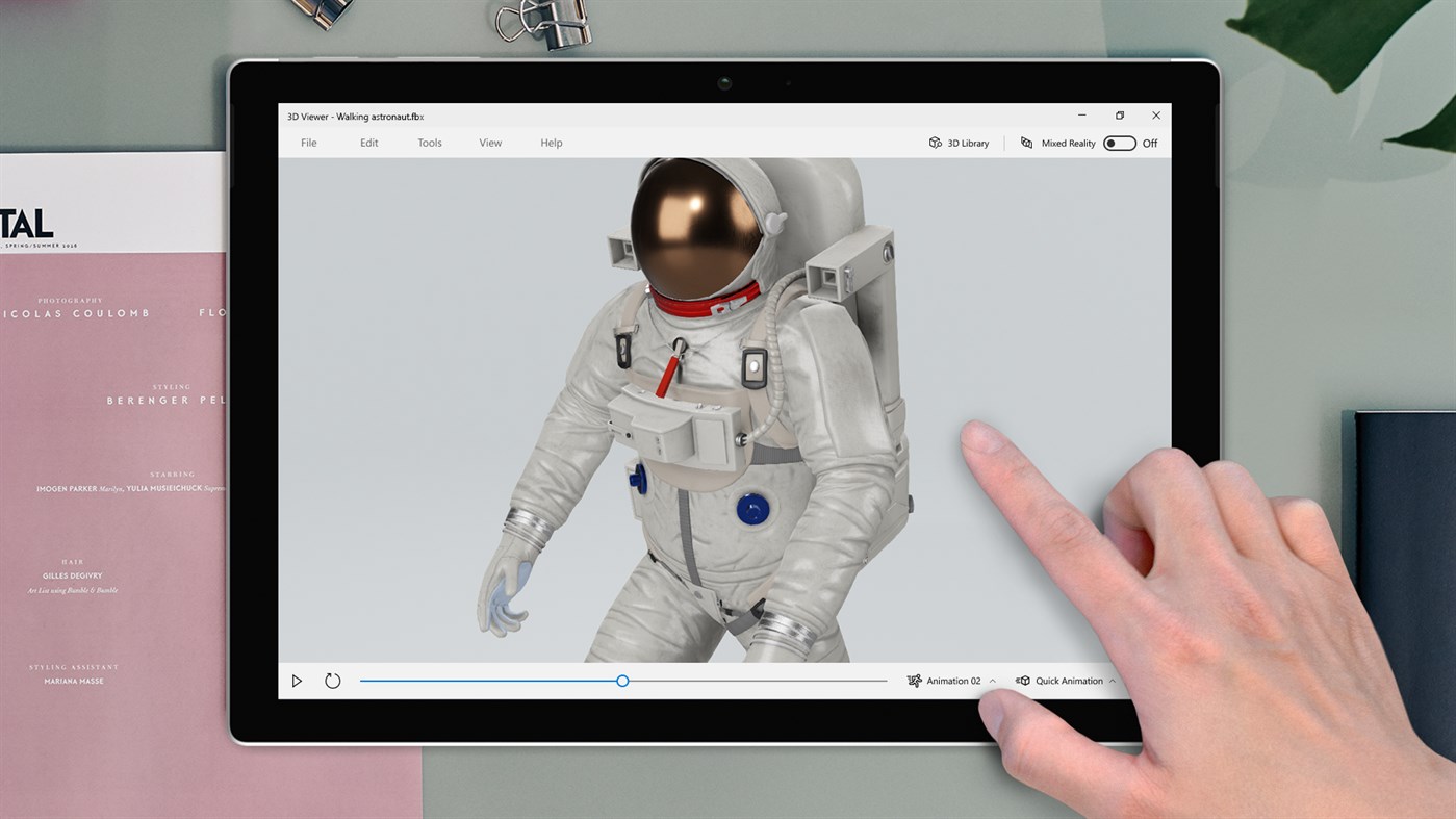 #3. 3D Viewer (Windows) By: Microsoft Corporation