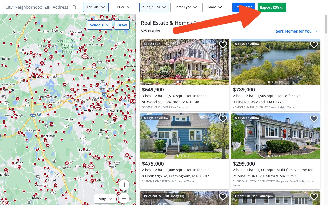 Zillow Data Scraper - Extract Real Estate