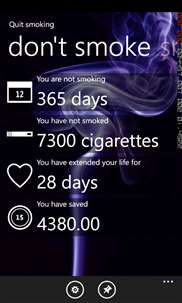 Quit smoking screenshot 2