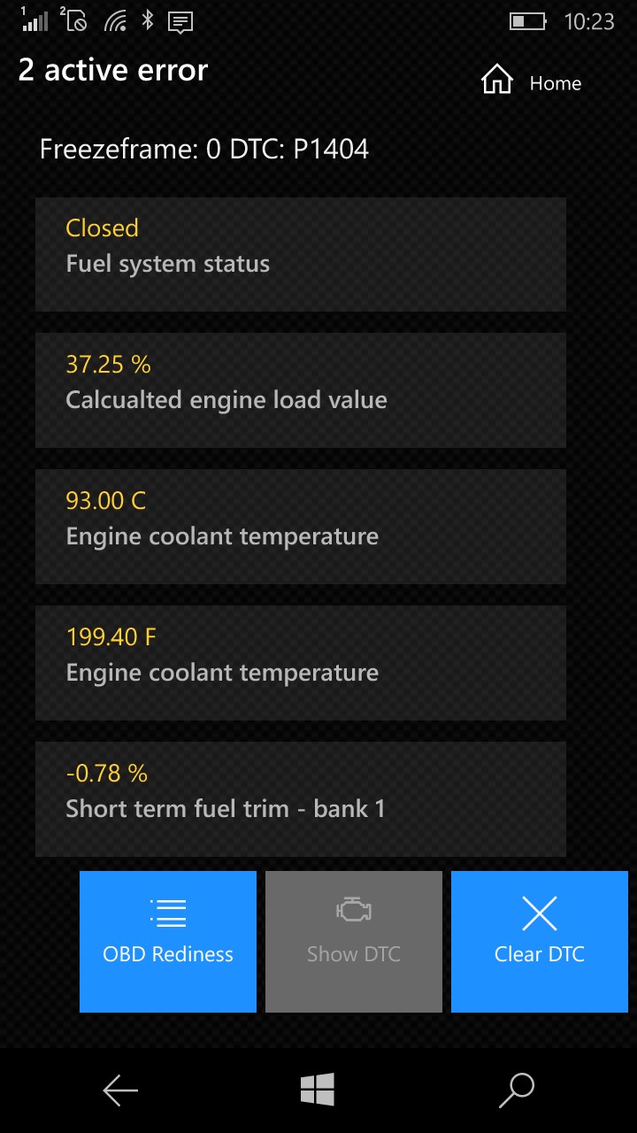 OBD dash.Sports Gauge for Windows 10