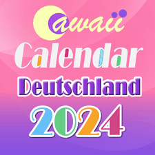 Deutschland 2024 Cawaii Kalender