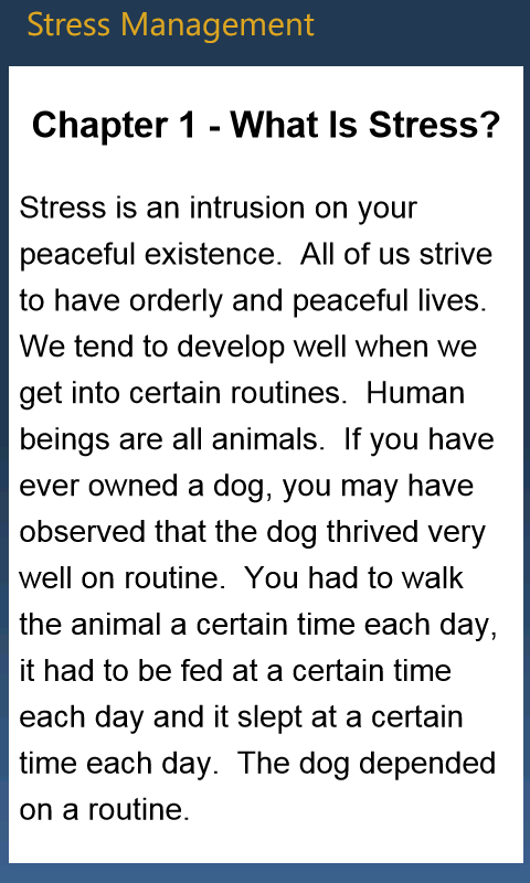 Free Apps For Stress Management