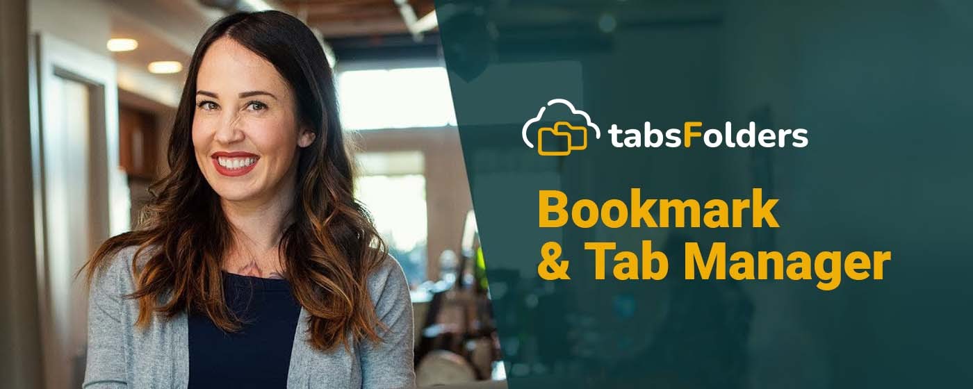 TabsFolders Tab & Bookmark Manager marquee promo image