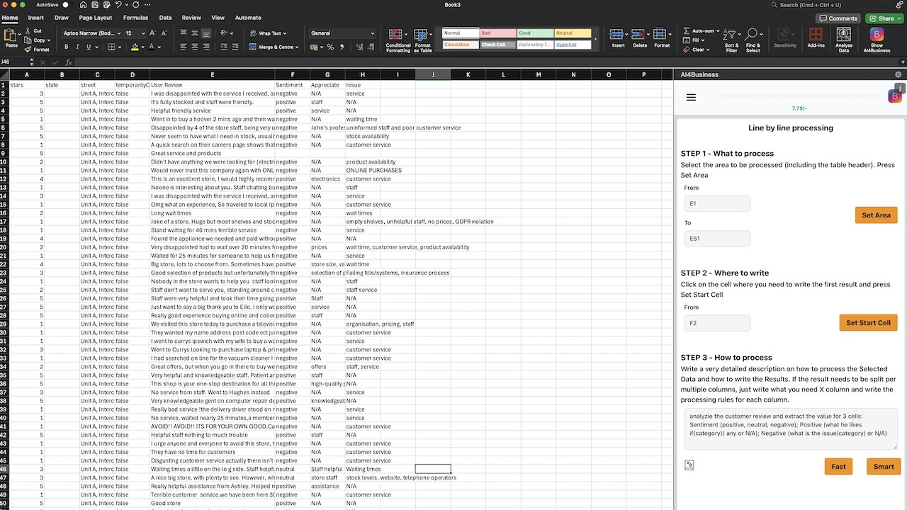 Snapshot 1 of AI4Business