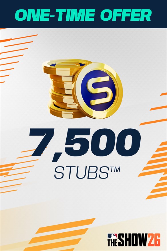 7,500 Stubs Special Offer for MLB The Show 26 Xbox Series X|S and Xbox One cover art
