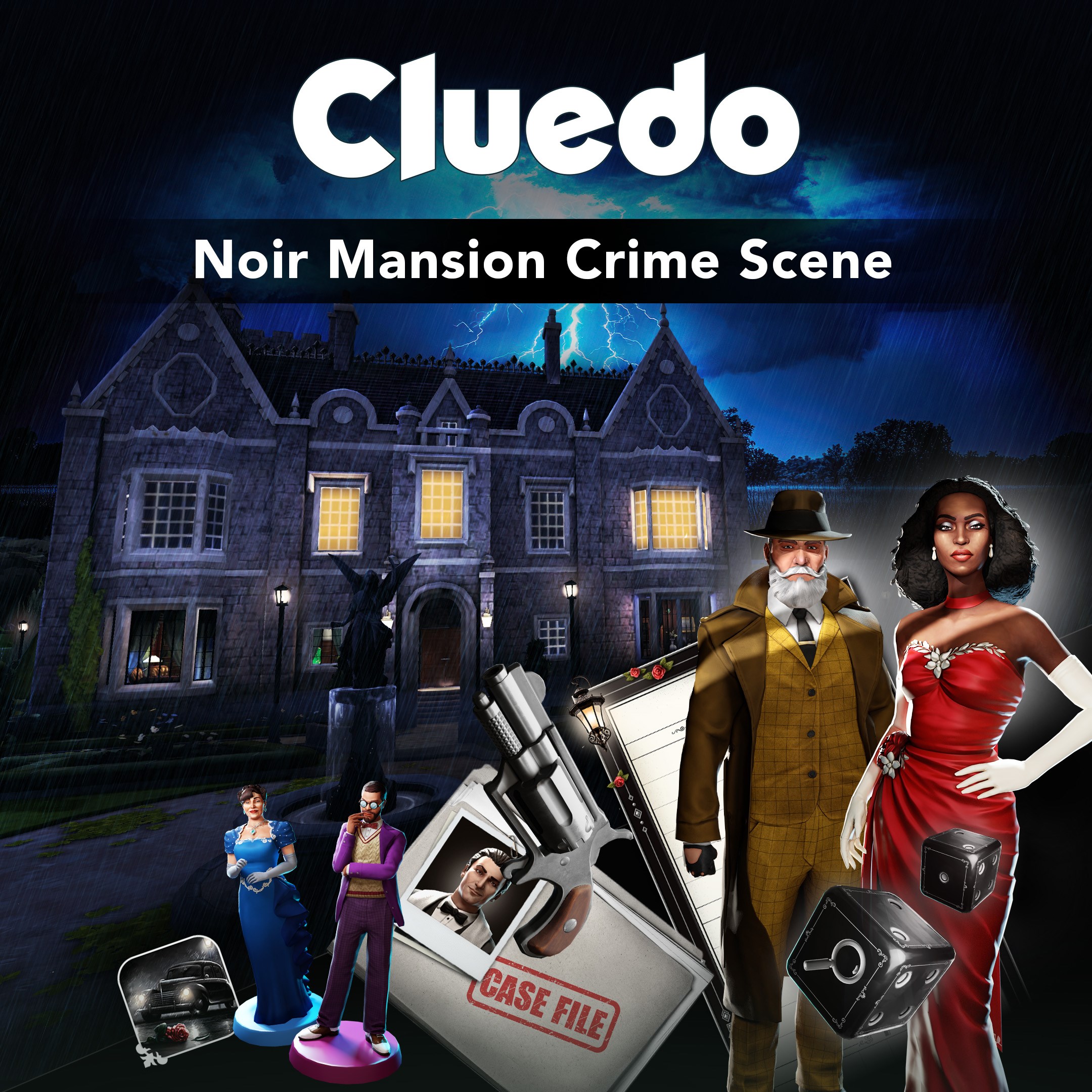 Cluedo: Noir Mansion Crime Scene Bundle