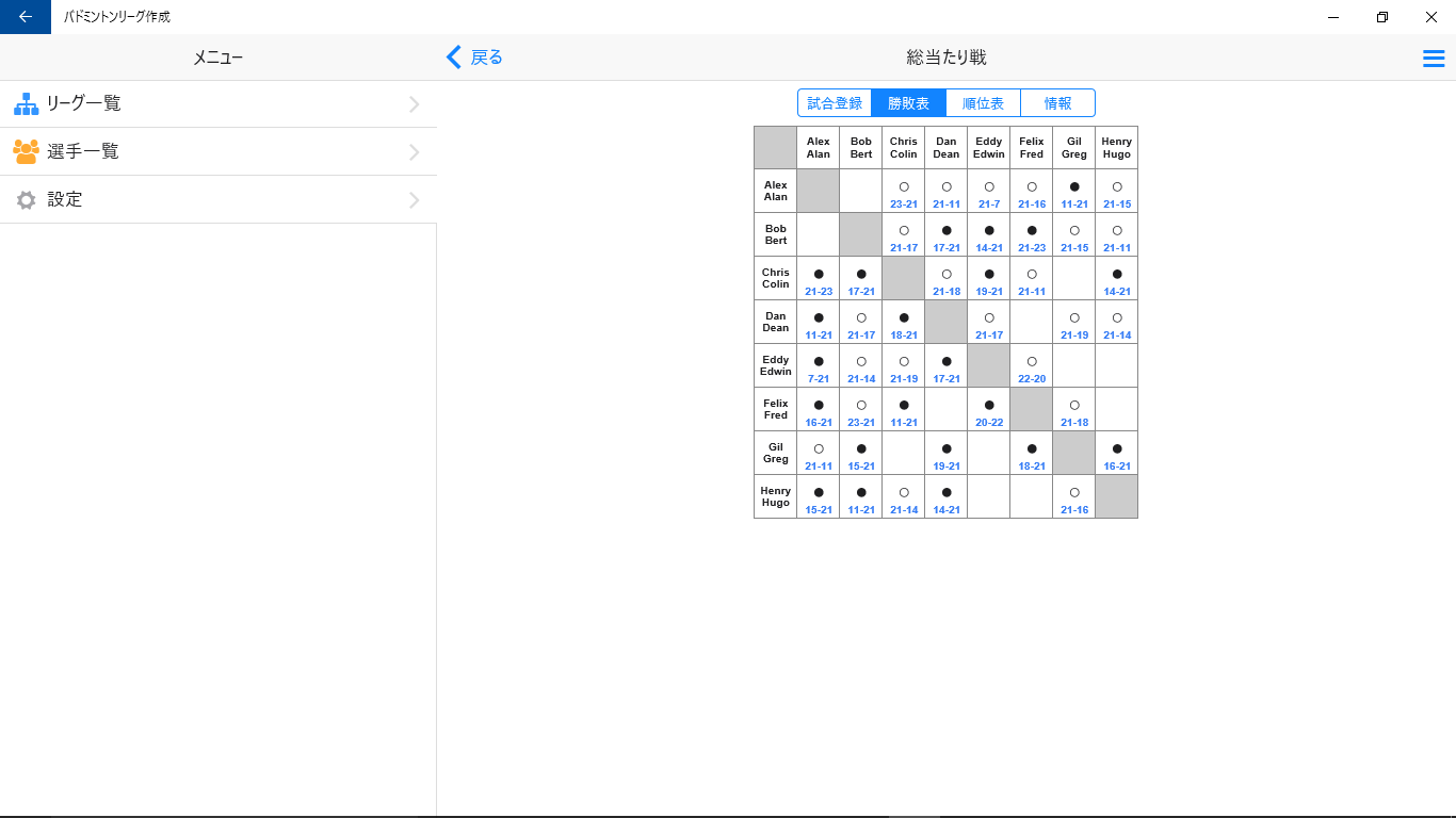 バドミントンリーグ作成 を入手 Microsoft Store Ja Jp