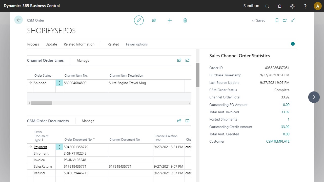 Snapshot 5 of Channel Sales Manager for Shopify