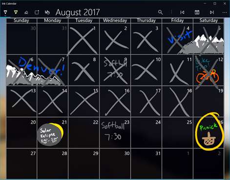 Ink Calendar Screenshots 2