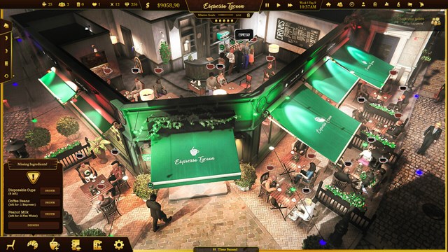 Espresso Tycoon & Tank Mechanic Simulator screenshot 1