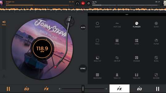 edjing 5: DJ turntable to mix and record music screenshot 2
