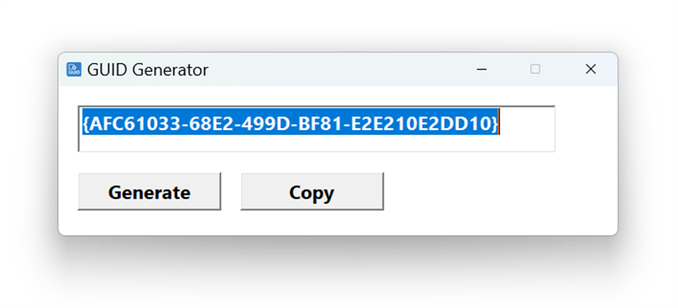GUID (Windows) Od: Kenji