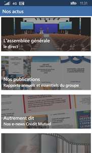 Crédit Mutuel Nos Actus screenshot 1