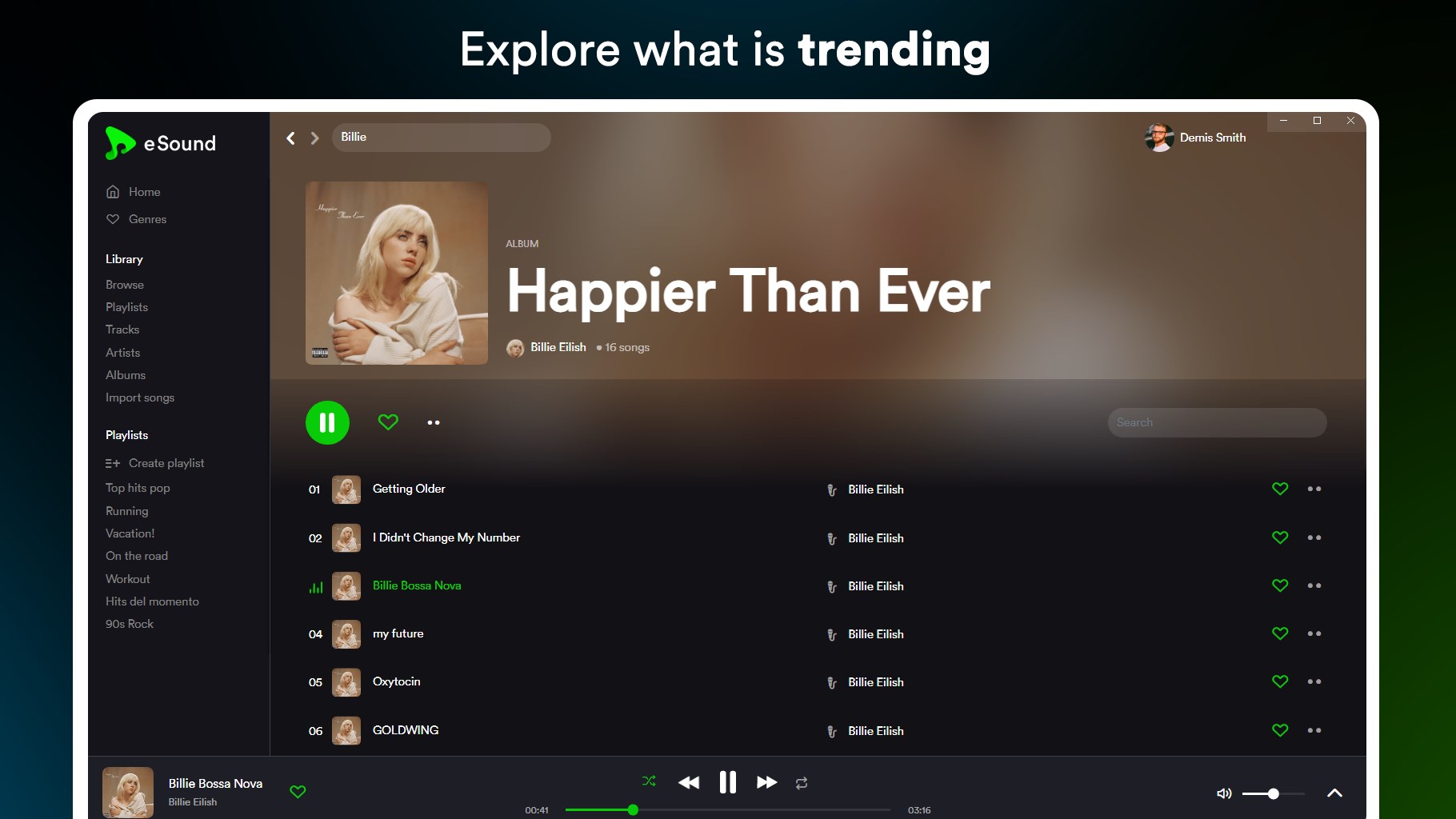 eSound Music screenshot