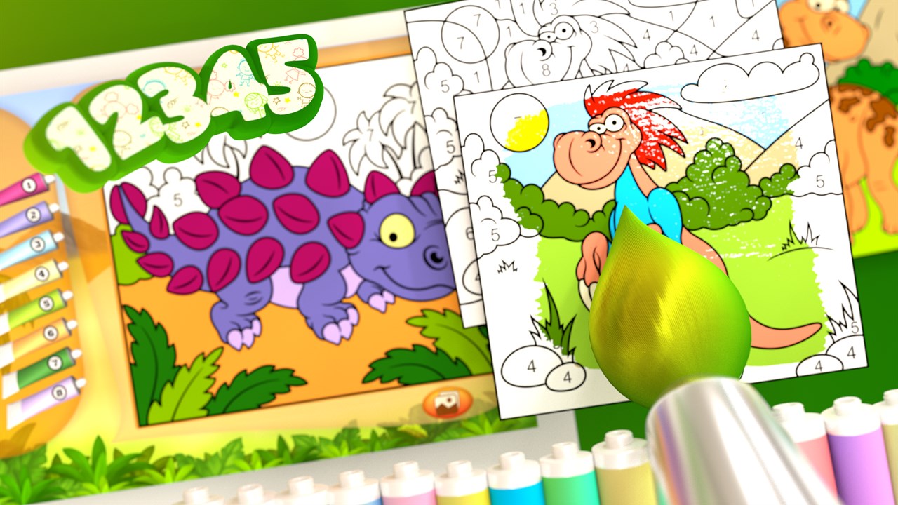 השג את Paint By Numbers Dinosaurs Microsoft Store He Il